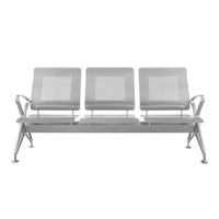 Prix d'usine de haute qualité Clinique hospitalière Station d'aéroport Salle d'attente 3 places Chaise d'attente