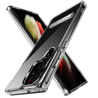 Coque de téléphone transparente antichoc 2 en 1 pour Samsung Galaxy S22 Ultra S23 S21 Plus