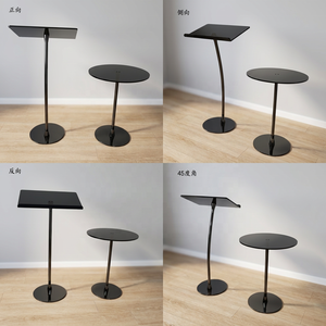 Set Rak Kue Akrilik Modern 3-Piece Baru untuk Meja <span class=keywords><strong>Dessert</strong></span>, Cupcake, Pastry, dan Permen, Mudah Dirakit - Product Image 5
