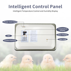 Máy Ấp Trứng Janoel Tự Động Máy Ấp Trứng Để Ấp Trứng Quay Gà Cút Vịt Kiểm Soát Độ Ẩm 24 Quả Trứng - Product Image 5