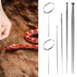 Satu Set prob reptil profesional, dengan ujung bola bulat detektor identifikasi jenis kelamin ular reptil multifungsi - Product Image 5