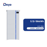 Harga Grosir Paket Baterai Deye Al-W5.1-B LiFePO4 51.2V 100Ah untuk Sistem Penyimpanan Energi