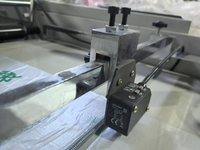 Machine de fabrication de sacs en PE 500x2 entièrement automatique à grande vitesse avec PLC et moteur pour sacs tissés en PP et sacs à fruits