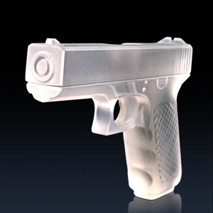 Modelo de pistola de cristal de alta simulación personalizado, adorno de <span class=keywords><strong>arma</strong></span> de Policía Armada para veteranos militares, otras artesanías de cristal - Product Image 4