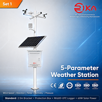 Stasiun Cuaca RIKA RK900-01 PV Outdoor RS485 WiFi Nirkabel Online Monitoring Sensor Pencatat Data Gerbang Komunikasi Tenaga Surya