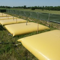 Réservoir d'eau flexible en PVC extra résistant rectangulaire de 5000 L, réservoir de stockage en bâche, réservoir de stockage de semences