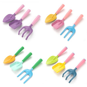 Outil <span class=keywords><strong>de</strong></span> jardin pour enfants poignée en bois Mini outils <span class=keywords><strong>de</strong></span> jardinage truelle <span class=keywords><strong>pelle</strong></span> râteau ensemble enfants filles garçons - Product Image 2
