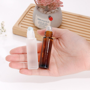 8ml 10ml Glass <strong>Roller</strong> Bottle with Screw Cap Roll-On Empty <strong>Perfume</strong> Refillable for Essential Oils - Product Image 2