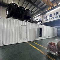 Fabrikpreis Großer Leistungsstarker 2200KW Geräuscharmer Dieselgenerator mit Automatischem Start und Offenem Container-Typ mit MTU-Motor