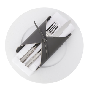 Minimaliste PU cuir <span class=keywords><strong>couverts</strong></span> manchon décor à la maison Restaurant <span class=keywords><strong>couverts</strong></span> porte-serviettes pour Table - Product Image 2