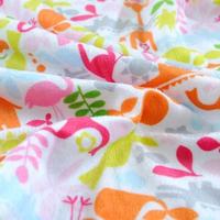 Couverture bébé double couche en microfleece et sherpa imprimée, légère, douce, confortable et chaude, OEM