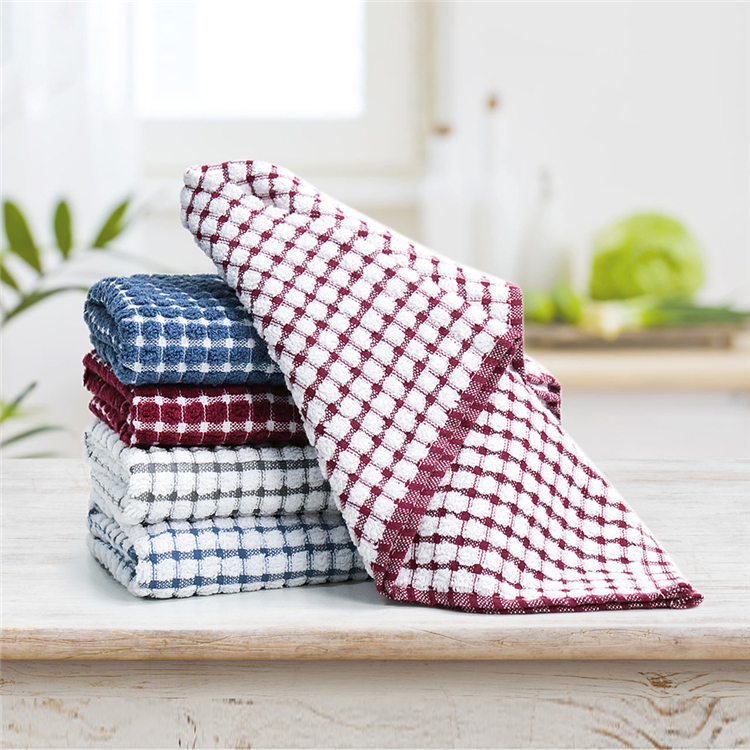 家用纺织品厨房毛巾纯棉餐具毛巾高品质定制餐具毛巾出售