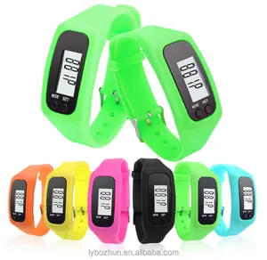 Mode numérique course étape Distance de marche compteur de calories Bracelet LED podomètre montres
