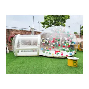 2023 High quality inflatable clear igloo bubble camping tent for outdoor events