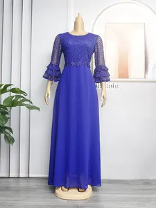 MQATZ Nouvelle <span class=keywords><strong>Robe</strong></span> <span class=keywords><strong>en</strong></span> Chiffon Lourd et <span class=keywords><strong>Dentelle</strong></span> Grande Taille pour Femmes Africaines, Européennes et Américaines – Collection Luxe <span class=keywords><strong>en</strong></span> Promotion - Product Image 6