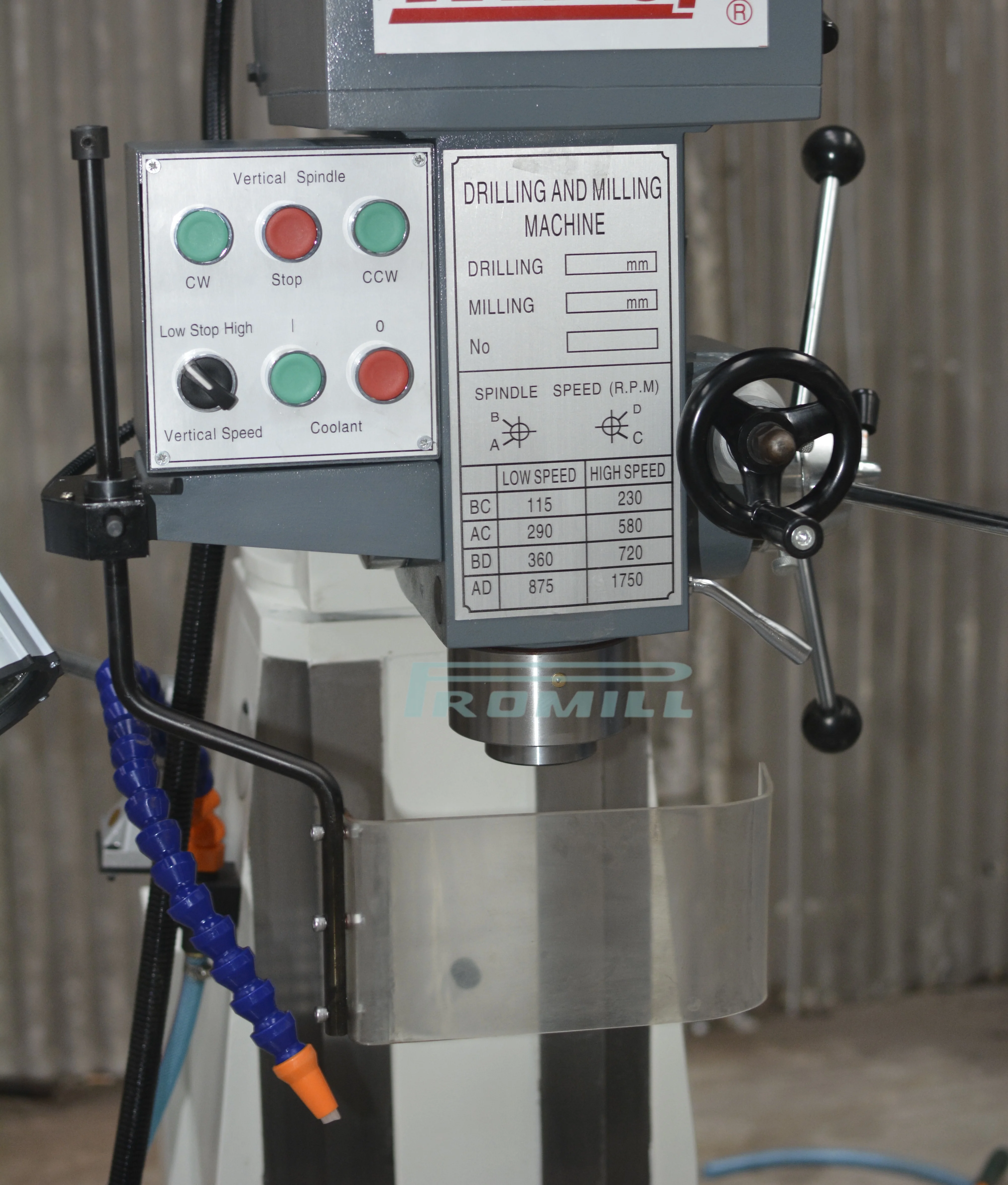 2024 Hot Sale ZX7550C Drilling/Milling Machine Knee Type Automatic