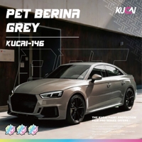Autocollants de voiture en PET PVC cristal gris Berina de haute qualité, sans bulles d'air, film de protection de carrosserie automobile premium