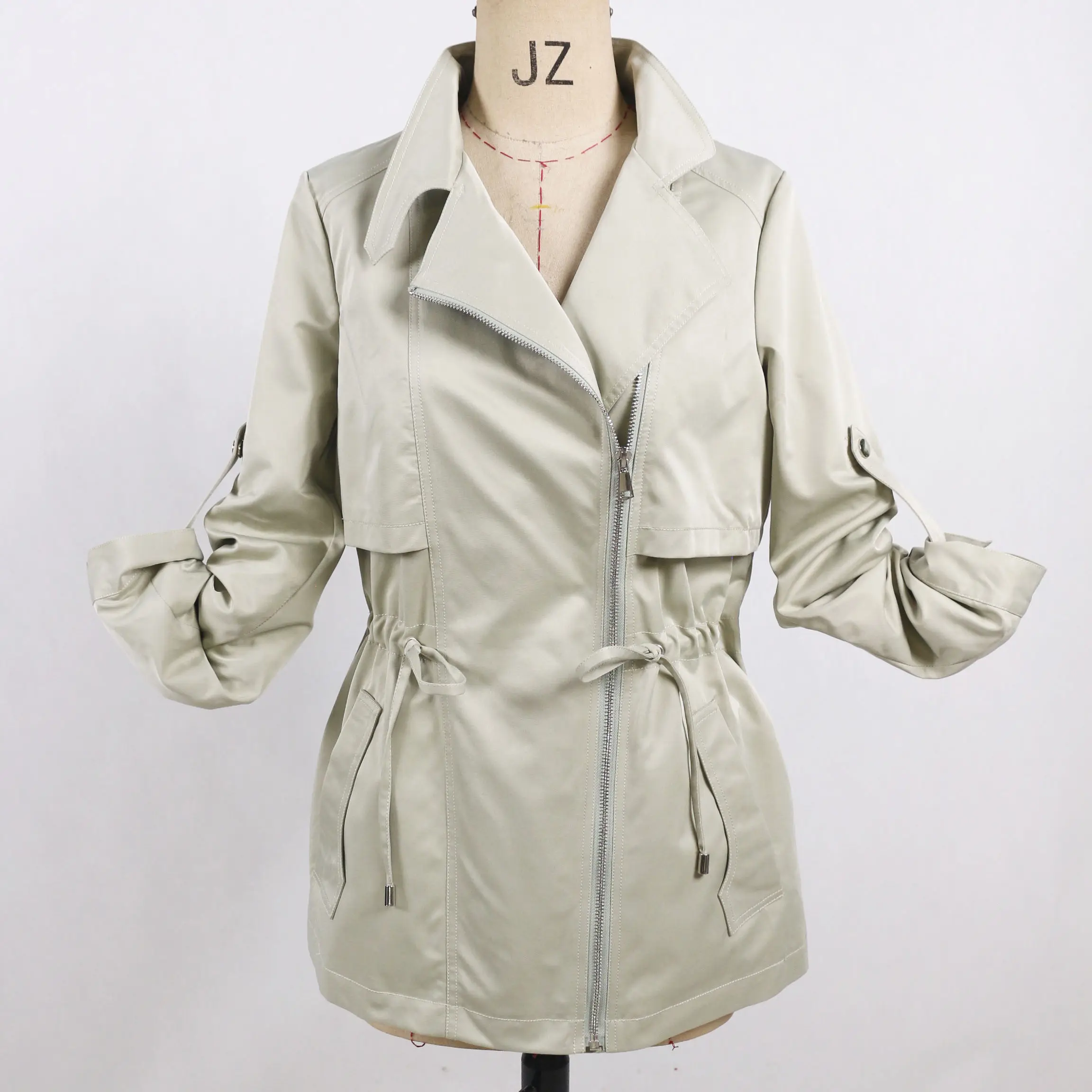 Attractive Price New Type Windproof 2021 Women Trench Coat Long