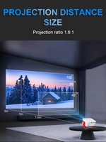 M60 Auto Focus Android LED HD Videos Teléfono móvil Cine en casa Al Aire Libre Portátil Mini proyector Teléfono celular Inalámbrico Misma pantalla