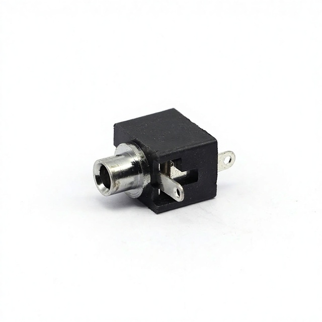 PJ-201 2.5mm Headphone Jack 3 Pin Female Audio Connector Socket Mono Channel Without Nut