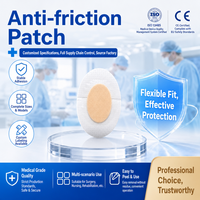 Patch anti-friction en gel de silicone imperméable, film PU respirant, autocollant protecteur de talon adhésif pour chaussures, soulagement, plusieurs tailles