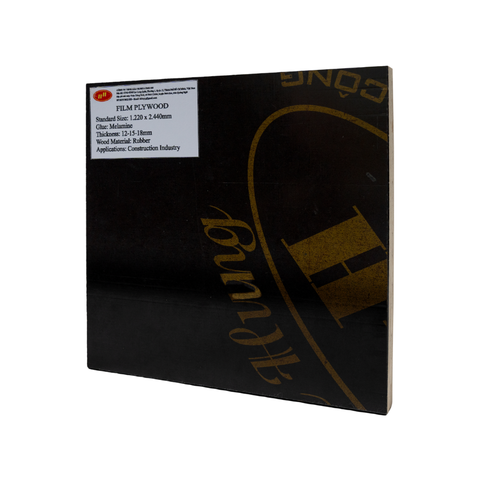 Vietnamese Manufacturer's Best Quality 18mm Thick Film Faced Plywood Waterproof Phenolic Coating Reusable 6-8 Times