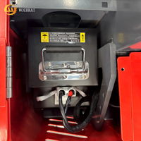 Stacker Hidrolik Listrik Portabel Tugas Berat CE ISO 9001 1500kg, Terpasang di Truk, Baterai Lithium-Ion, Pengangkat Material Multiguna untuk