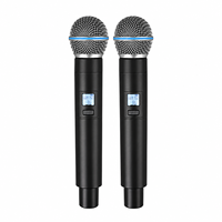 Système de microphone sans fil professionnel OEM/ODM, dynamique et portable, adapté aux divertissements à domicile et aux spectacles sur scène