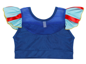 Maillot de bain deux pièces pour filles, princesse, volants, costume fantaisie S <span class=keywords><strong>Belle</strong></span>, vêtements de plage pour tout-petits, robe de princesse d'été - Product Image 6