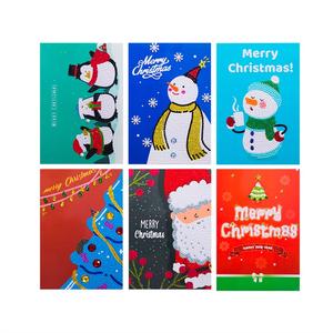 Tarjeta de Navidad 5D DIY para pintar con papel, regalo, bordado, <span class=keywords><strong>postal</strong></span> de felicitación con barnizado UV 19x26CM - Product Image 3