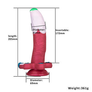 Gingerbread büyük kalın canavar alien düğümlü Anal yapay penis fantezi büyük yapay penis güçlü vantuz ile eller serbest oyun yapay penis - Product Image 6