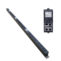 Télécommande IP verticale personnalisée 36 voies, intelligente, PDU 24wayC13 12c19, 63amp, 240V, 3 phases, échange chaude, gestion de réseau intelligente