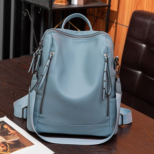 Nuovo zaino all'ingrosso stile coreano studenti borsa per libri zaino da <span class=keywords><strong>donna</strong></span> in morbida <span class=keywords><strong>pelle</strong></span> PU con Logo del marchio personalizzato - Product Image 1