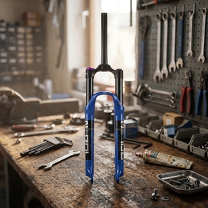Fourche avant de vélo de montagne de haute qualité 27,5/29 pouces, amortisseur pneumatique de route, disque en magnésium 120 mm FKA404, XTOS-1, vélo de route - Product Image 2