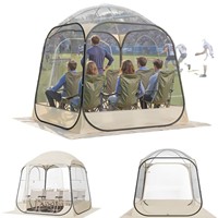 Tente sphérique gonflable transparente de haute qualité, design imperméable >3000MM, prête à l'emploi pour le sport et le camping en extérieur