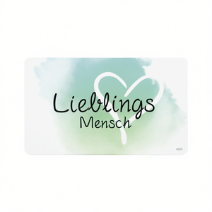 KESPER Breakfast Board Lieblingsmensch Heart Design 30x20cm Set Of 5 - Product Image 2