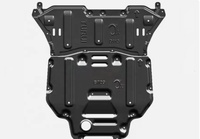 Protection de châssis de véhicule électrique, skateboard, boîte de vitesses en aluminium magnésium 3D, plaque de protection de base de moteur avant pour VW Touareg 2019