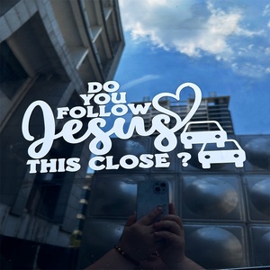Nuevas tendencias letras personalizadas sin fondo transparente transferencia extraíble coche calcomanía diseño Logo vinilo ventana pegatinas <span class=keywords><strong>para</strong></span> coche - Product Image 5