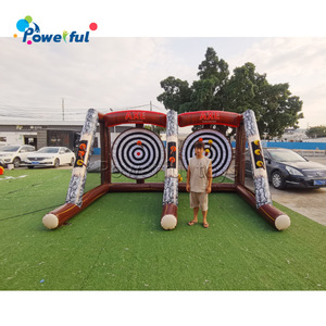 Jeu gonflable de simulation de lancer de hache de jeux de carnaval de hache d'enfants d'intérieur pour des locations de partie - Product Image 4