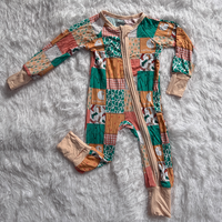 Vêtements pour nouveau-nés en bambou, combinaison de sommeil d'hiver, pyjama pour nouveau-nés, combinaison à fermeture éclair, combinaison d'hiver pour bébé, combinaison animale