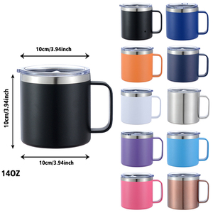 <span class=keywords><strong>Mug</strong></span> personnalisable à sublimation <span class=keywords><strong>avec</strong></span> poignée, impression de logo et photo personnalisés, acier inoxydable 304 isolé, 14 oz, tasse multicolores - Product Image 2