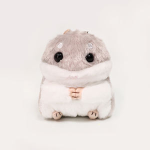 Giocattolo di Peluche Personalizzato OEM a Forma di Criceto Kawaii, Orso Riccio con Cotone PP e Tecnica Ricamata per Borse o Decorazioni per la Casa - Product Image 2