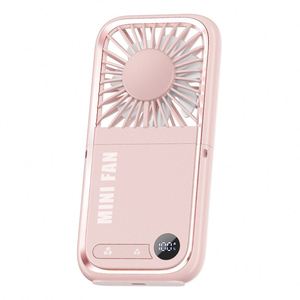Mini Ventilador de Mano Portátil Recargable por USB, Plegable, Ligero, para Viajes, con Soporte para Teléfono - Product Image 2