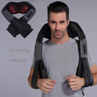 Masseur cervical Shiatsu avec chaleur Masseur d'épaule portable Massage du cou et des épaules et du dos