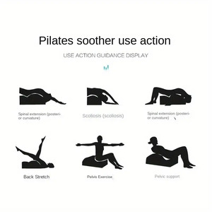 Bọt trở lại kéo dài massage hỗ trợ cho Pilates và Yoga-đa cấp thắt lưng hỗ trợ nêm - Product Image 6