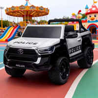 Mobil Mainan Listrik Anak Toyota Fashion Berlisensi 12v Versi Polisi, Mainan Plastik untuk Anak Usia 2 hingga 7 Tahun