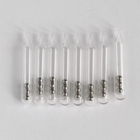 Accessoires de pêche : Tubes sonores en verre pour leurres souples, 3/4/5/6mm, billes sonores à secouer