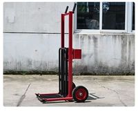 Chariot élévateur hydraulique tout électrique Tiger Lift pour le chargement et le déchargement, chariot portable de petite taille pour le transport de marchandises, chariot élévateur à fourche pour la manutention