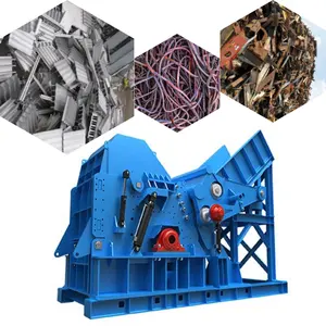 Grote Capaciteit Staal En Aluminium Schroot Shredder Auto Lichaam Crusher Metalen Crusher Recycling