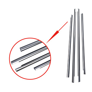 Đen Chrome cửa sổ weatherstrip Volkswagen teramont 2017 2025 tự động phụ kiện cao su cửa sổ Dải đúc Cắt bao gồm - Product Image 4